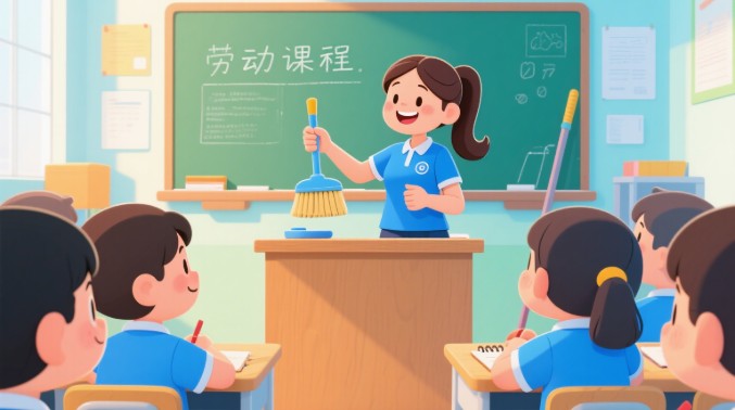 中小学劳动课为何变了味？-萌熊书伴·童闻趣事